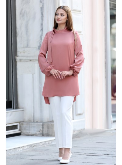 Trend Tesettür Tunik - Mercan